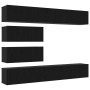 10-Piece TV Furniture Set - Wall-Mounted Black Oak Crafted Wood by , TV Furniture - Ref: Foro24-3332533, Price: 284,85 €, Dis...