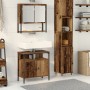 Badmöbel mit integriertem Waschbecken aus gealtertem Holz von , Badezimmermöbel - Ref: Foro24-3332535, Preis: 107,13 €, Rabat...
