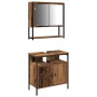 Bathroom furniture with integrated aged wood sink by , Bathroom furniture - Ref: Foro24-3332535, Price: 107,13 €, Discount: %