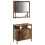 Bathroom furniture with integrated aged wood sink by , Bathroom furniture - Ref: Foro24-3332535, Price: 107,13 €, Discount: %