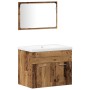 3-Piece Bathroom Furniture Set Old Engineered Wood by , Bathroom furniture - Ref: Foro24-3332540, Price: 170,37 €, Discount: %