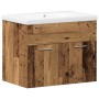 3-Piece Bathroom Furniture Set Old Engineered Wood by , Bathroom furniture - Ref: Foro24-3332540, Price: 170,37 €, Discount: %