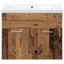 3-Piece Bathroom Furniture Set Old Engineered Wood by , Bathroom furniture - Ref: Foro24-3332540, Price: 170,37 €, Discount: %