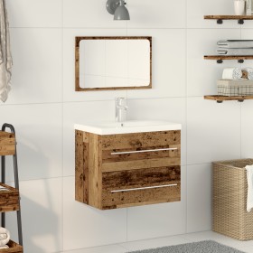Bathroom Sink Cabinet with Integrated Old Engineered Wood Sink by , bathroom vanities - Ref: Foro24-3332542, Price: 158,59 €,...