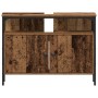 Waschbeckenschrank mit integriertem Waschbecken aus altem Holzwerkstoff von , Badezimmermöbel - Ref: Foro24-3332546, Preis: 1...