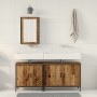 3-teiliges Badmöbel-Set aus altem Holzwerkstoff von , Badezimmermöbel - Ref: Foro24-3332548, Preis: 162,39 €, Rabatt: %