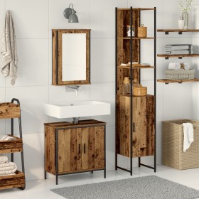 3-teiliges Badmöbel-Set aus Altholz von , Badezimmermöbel - Ref: Foro24-3332551, Preis: 176,24 €, Rabatt: %