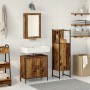 3-teiliges Badmöbel-Set Antikes Holzwerkstoff von , Badezimmermöbel - Ref: Foro24-3332552, Preis: 157,37 €, Rabatt: %