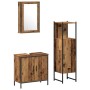 3-teiliges Badmöbel-Set Antikes Holzwerkstoff von , Badezimmermöbel - Ref: Foro24-3332552, Preis: 157,37 €, Rabatt: %