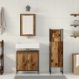 Juego de Muebles de Baño de 3 Piezas Madera Antigua Madera Ingenierizada by , Bathroom furniture - Ref: Foro24-3332552, Price...
