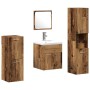 4-teiliges Badmöbel-Set Altholz Offset Holz | Foro24.es | Tu tienda online para hogar, jardín y más Foro24.es