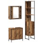 3-teiliges Badmöbel-Set aus altem, farbig bearbeitetem Holz von , Badezimmermöbel - Ref: Foro24-3332554, Preis: 189,18 €, Rab...