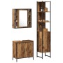 3-teiliges Badmöbel-Set aus altem, farbig bearbeitetem Holz von , Badezimmermöbel - Ref: Foro24-3332554, Preis: 189,18 €, Rab...
