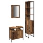 Badmöbel mit integriertem Waschbecken Altholz Holzwerkstoff von , Badezimmermöbel - Ref: Foro24-3332555, Preis: 170,23 €, Rab...