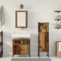 3-teiliges Badmöbel-Set Gealtertes Holz Behandeltes Holz von , Badezimmermöbel - Ref: Foro24-3332560, Preis: 151,92 €, Rabatt...