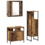 3-Piece Bathroom Furniture Set Antique Engineered Wood by , Bathroom furniture - Ref: Foro24-3332563, Price: 166,94 €, Discou...