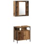 3-Piece Bathroom Furniture Set Antique Engineered Wood by , Bathroom furniture - Ref: Foro24-3332563, Price: 166,94 €, Discou...