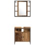 3-Piece Bathroom Furniture Set Antique Engineered Wood by , Bathroom furniture - Ref: Foro24-3332563, Price: 166,94 €, Discou...