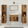 5-Piece Bathroom Furniture Set Old Engineered Wood by , Bathroom furniture - Ref: Foro24-3332568, Price: 350,13 €, Discount: %