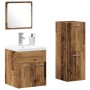 4-Piece Bathroom Furniture Set in Rustic Wood by , Bathroom furniture - Ref: Foro24-3332571, Price: 213,37 €, Discount: %