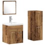 4-Piece Bathroom Furniture Set in Rustic Wood by , Bathroom furniture - Ref: Foro24-3332571, Price: 213,37 €, Discount: %