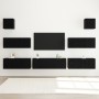 7-teiliges TV-Möbelset Wandmontage Schwarze Eiche Bearbeitetes Holz von , TV-Möbel - Ref: Foro24-3332572, Preis: 281,46 €, Ra...