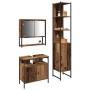 Mueble de lavabo con lavabo incorporado en madera antigua de madera engineered de , Muebles de baño - Ref: Foro24-3332575, Pr...