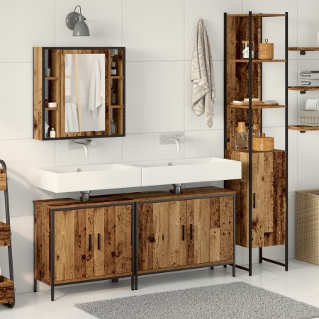 4-teiliges Badmöbel-Set Antik Holzwerkstoff von , Badezimmermöbel - Ref: Foro24-3332591, Preis: 249,34 €, Rabatt: -5%%