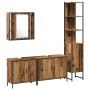 4-teiliges Badmöbel-Set Antik Holzwerkstoff von , Badezimmermöbel - Ref: Foro24-3332591, Preis: 249,34 €, Rabatt: -5%%