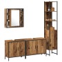 4-teiliges Badmöbel-Set Antik Holzwerkstoff von , Badezimmermöbel - Ref: Foro24-3332591, Preis: 249,34 €, Rabatt: -5%%