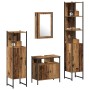 4-teilige Badmöbel aus gealtertem Holz von , Badezimmermöbel - Ref: Foro24-3332594, Preis: 227,89 €, Rabatt: %