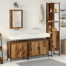 Conjunto de Muebles de Baño de 4 Piezas de Madera Antigua de , Muebles de baño - Ref: Foro24-3332595, Precio: 238,36 €, Descu...