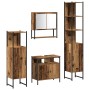 Set de Muebles de Baño de 4 Piezas Madera Vieja de , Muebles de baño - Ref: Foro24-3332603, Precio: 234,36 €, Descuento: %