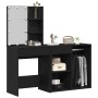 LED Makeup Table and Black Oak Cabinet by , Bedroom Dressers - Ref: Foro24-3333045, Price: 179,24 €, Discount: %