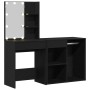 LED-Schminktisch und Schrank aus schwarzer Eiche von , Schlafzimmerkommoden - Ref: Foro24-3333045, Preis: 179,24 €, Rabatt: %