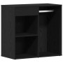 LED Makeup Table and Black Oak Cabinet by , Bedroom Dressers - Ref: Foro24-3333045, Price: 179,24 €, Discount: %