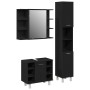 3 Piece Bathroom Furniture Set Black Oak Quality Wood by , Bathroom furniture - Ref: Foro24-3333049, Price: 213,06 €, Discoun...