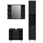 3 Piece Bathroom Furniture Set Black Oak Quality Wood by , Bathroom furniture - Ref: Foro24-3333049, Price: 213,06 €, Discoun...