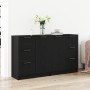 2 Stück Sideboards aus schwarzer Eiche 60x30x70 cm Verarbeitetes Holz von , Sideboards - Ref: Foro24-3333072, Preis: 165,65 €...