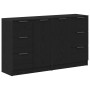 2 Stück Sideboards aus schwarzer Eiche 60x30x70 cm Verarbeitetes Holz von , Sideboards - Ref: Foro24-3333072, Preis: 165,65 €...