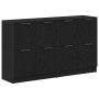 2 pcs Black Oak Sideboards 60x30x70 cm Processed Wood by , Sideboards - Ref: Foro24-3333073, Price: 124,70 €, Discount: %