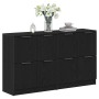2 pcs Black Oak Sideboards 60x30x70 cm Processed Wood by , Sideboards - Ref: Foro24-3333073, Price: 124,70 €, Discount: %