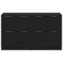2 pcs Black Oak Sideboards 60x30x70 cm Processed Wood by , Sideboards - Ref: Foro24-3333073, Price: 124,70 €, Discount: %