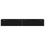 Gabinetes de Pared 2 pcs Roble Negro 68x30x20 cm Madera Engineered | Foro24.es | Tu tienda online para hogar, jardín y más Foro24.es