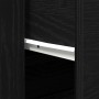 3 pcs sideboards made of black oak and elaborate wood by , Sideboards - Ref: Foro24-3333082, Price: 267,70 €, Discount: %