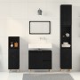3-teiliges Badezimmerschrank-Set aus schwarzem Eichenholz von , Badezimmermöbel - Ref: Foro24-3333086, Preis: 201,95 €, Rabat...