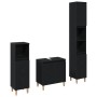 3-Piece Bathroom Furniture Set Black Oak Constructed Wood by , Bathroom furniture - Ref: Foro24-3333088, Price: 180,82 €, Dis...