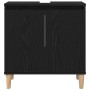 3-Piece Bathroom Furniture Set Black Oak Constructed Wood by , Bathroom furniture - Ref: Foro24-3333088, Price: 180,82 €, Dis...