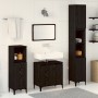 3 Piece Bathroom Furniture Set Black Oak Quality Wood by , Bathroom furniture - Ref: Foro24-3333089, Price: 184,82 €, Discoun...