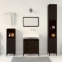 3 Piece Bathroom Furniture Set Black Oak Quality Wood by , Bathroom furniture - Ref: Foro24-3333089, Price: 184,82 €, Discoun...